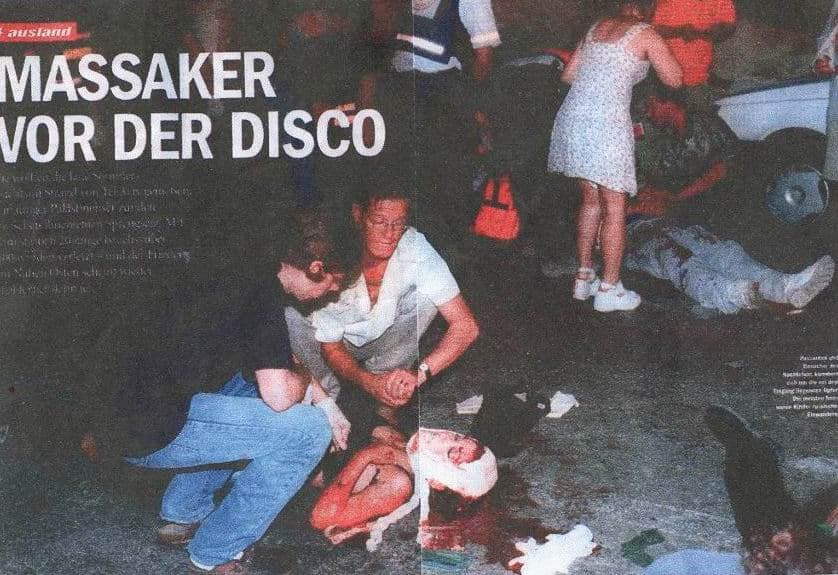 A photograph from the Stern magazine. In the foreground is Zhenya Dorfman.